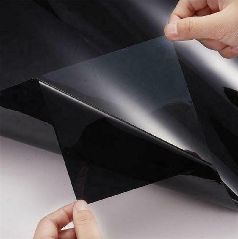 Tinted Glass 76cmX3m Widened Window Film Solar Protection Sheets Tinted Film Car Sunshade Dark Glass Film Nano Ceramic Shading