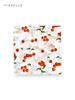 White cherry 100% natural silk scarf women square scarves crepe de chine silk shawl luxury gift headband wrap handkerchief