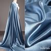 Thick Crystal Silk Dress Costume Faux Acetate Skirt for Wedding & Performance Decoration