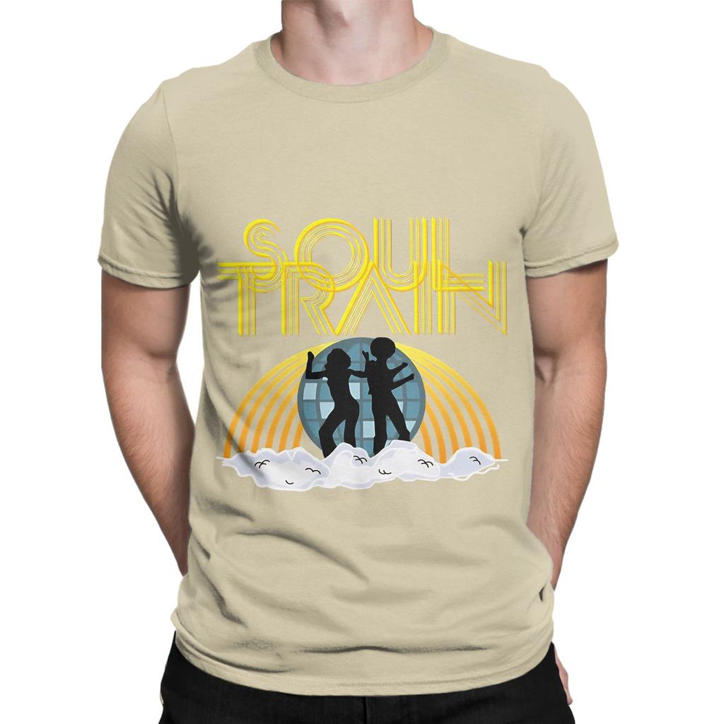 American Vintage Retro Music TV 80s Style Show Novelty 100 Cotton TShirt Soul Train Tees Tops For Unisex