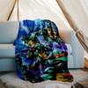 Mutant Turtles Print Flannel Blanket, Soft Warm Lightweight Throw Blanket for living Room,Sofa Bed Camping office
