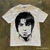 T-Shirt Unisex Manica Corta Ritratto Retro Liam Gallagher S5XL T-Shirt Unisex