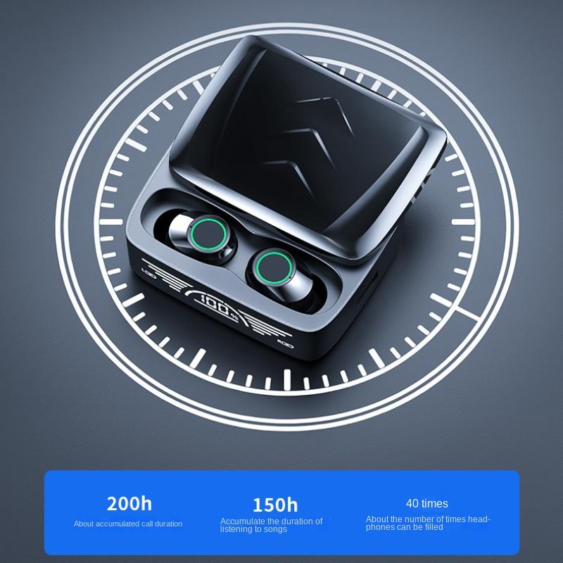 Produs nou Căști fără fir Bluetooth Numărul TWS Afișează glisorul Numărul Smart Touch Afișează Muzica Căști fără fir