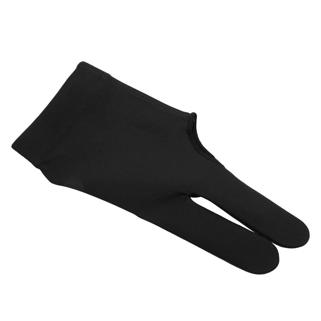 Left Hand Billiard Gloves Polyurethane Fiber Average Size Three Fingers Billiard Gloves for Billiard Shooters