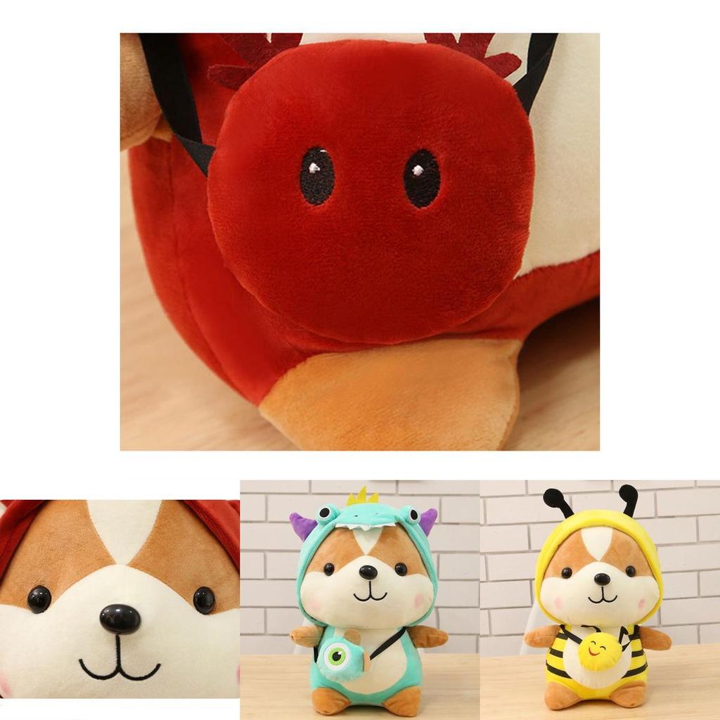 Cute And Soft Squirrel Plush Toy For Kids Dinosaur Dressup And Bee Costume Included