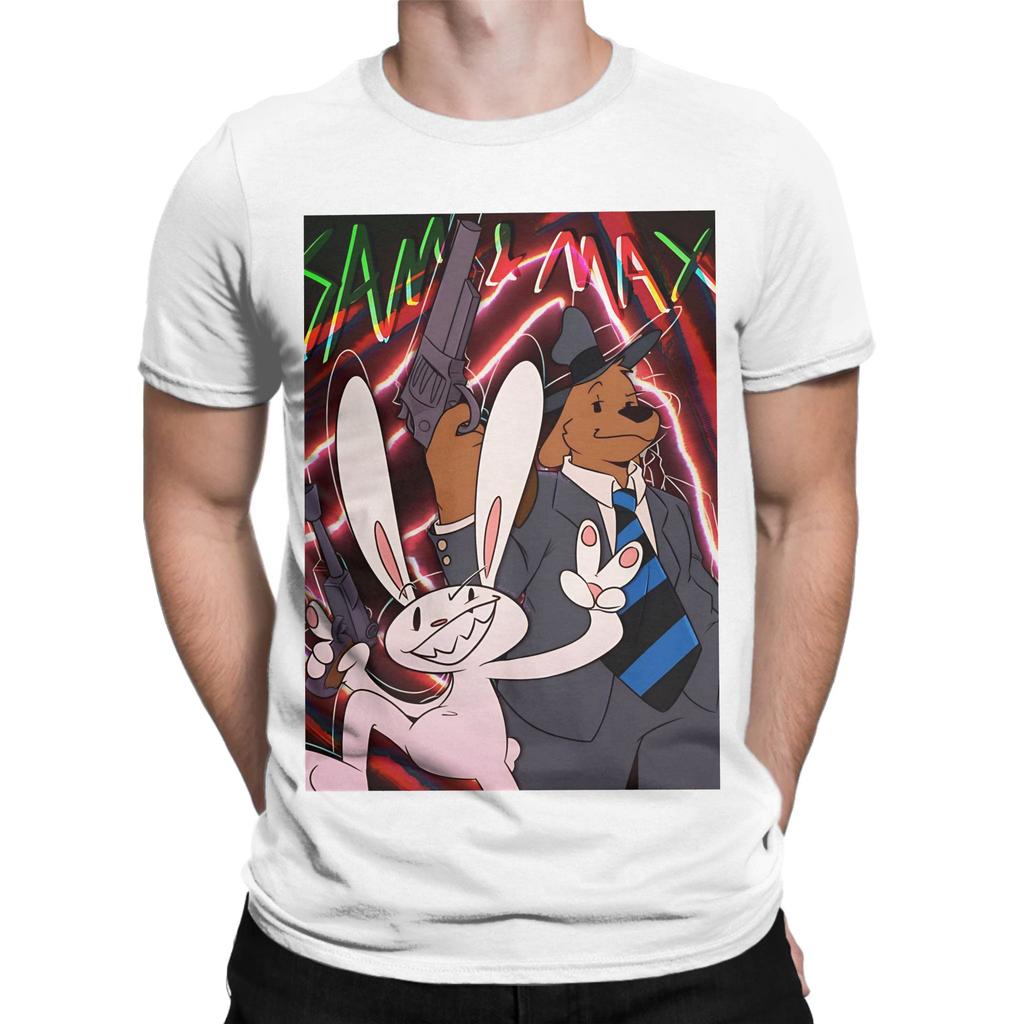 Sam Max Beyond Time And Space Funny 100 Cotton Tshirt Sam And Max Hit The Road Tops Tees For Unisex