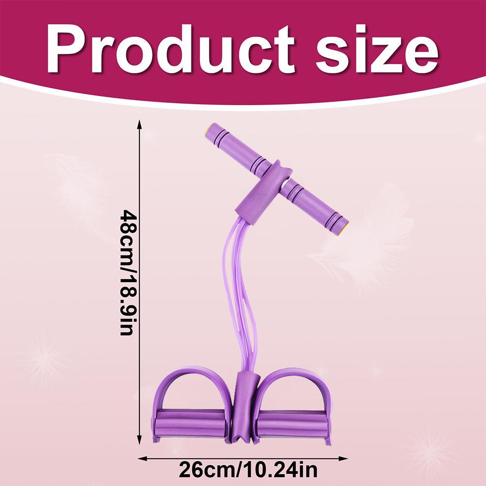 Multifunction Tension Rope for Exercise with Handles Fitness Resistance Bands Foot Pedal Resistance Band for Women Men