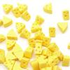 10pcs Mini Resin Simulation Yellow Cheese Phone Case Resin Material Accessories Used for DIY Decoration of Handicraft Projects