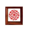 Xianci Double-Sided Transparent Frame: A4 Paper-Cut Calligraphy Fu Character Display Stand