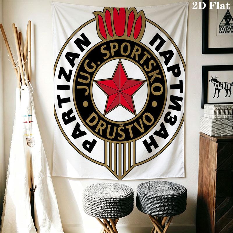 Partizan poster Wall Hanging Printed Fabric Blanket Decorative Tapestries for Bedroom Living Room Home Decor