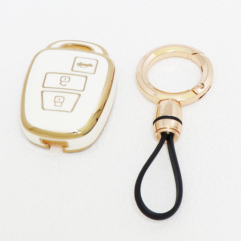 Soft Tpu Car Key Cover Case Keyless For Toyota Camry Rav4 Corolla Tacoma Vios Prius C Highlander Accessories