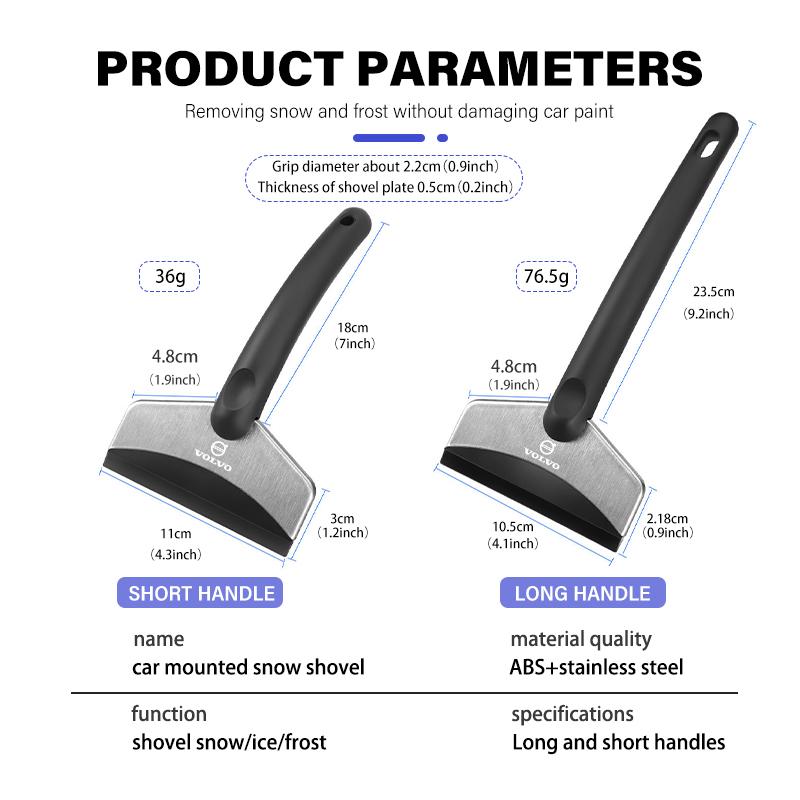 Car Snow Brush Cleaning Shovel Glass Ice Scrapers Tool Accessories For Volvo S60 S80 S90 C30 XC40 XC60 XC70 XC90 V40 V60 V90 T6