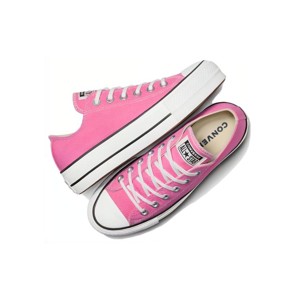 Converse Chuck Taylor All Star Lace-Up Durable Shock Absorbing Low-Top Canvas Shoes Women Sneakers Pink A06508C