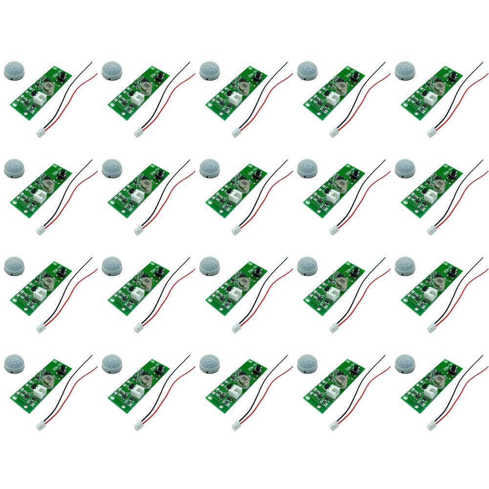 20-1PC 3.7V DIY Solar Light Circuit Board Control Sensor Module Garden Night Light Controller Infrared Solar Lamp Panel Kits