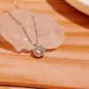 Women's Minimalist Light Luxury Square Zircon Clavicle Necklace - Ideal Gift for Best Friend or Girlfriend