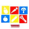 PP Kids' Painting & Drawing Stencil Set - Hollow Plastic Outline Templates for Beginners