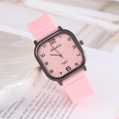 Silicone Tape Casual Women'S Watch Fashion Versatile Light Luxury Temperament Student Quartz Watch Women