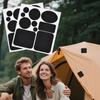 Down Jacket Patch 6 Pieces Self Adhesive Waterproof Nylon Patches Outdoor Gear Clothes Repair Tape For Sleeping Bag Tents Coats