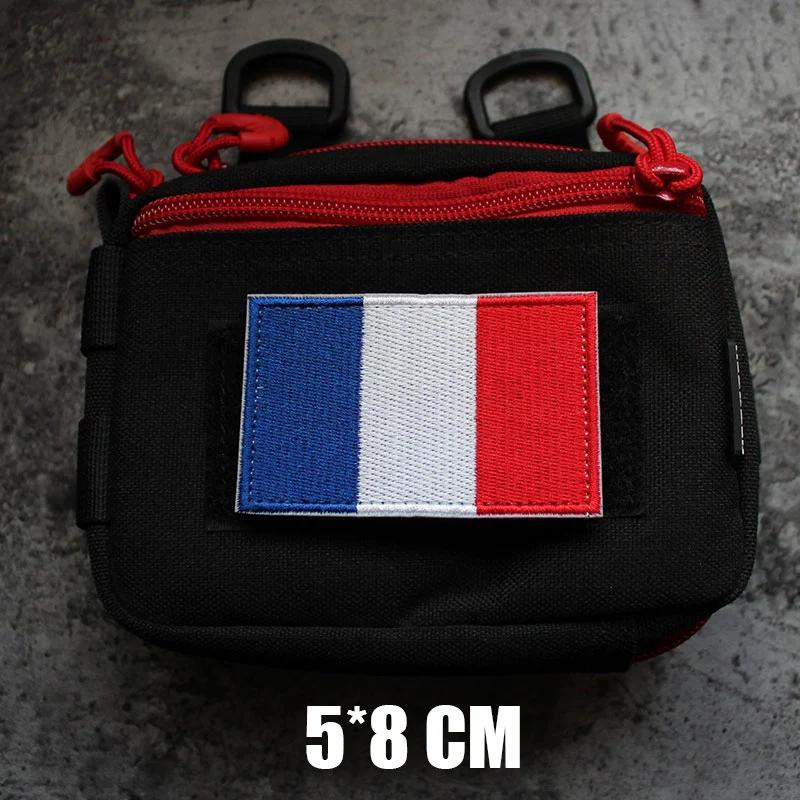 Vyšívaná vlajka Velcro náramek ruský americký německý Velcro britská morálka odznak nášivka odznak balíček nálepka