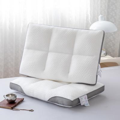 All-cotton Partition Massage Cervical Pillow Core Knitted Cotton Feather Pillow Heart Home Single Pillow