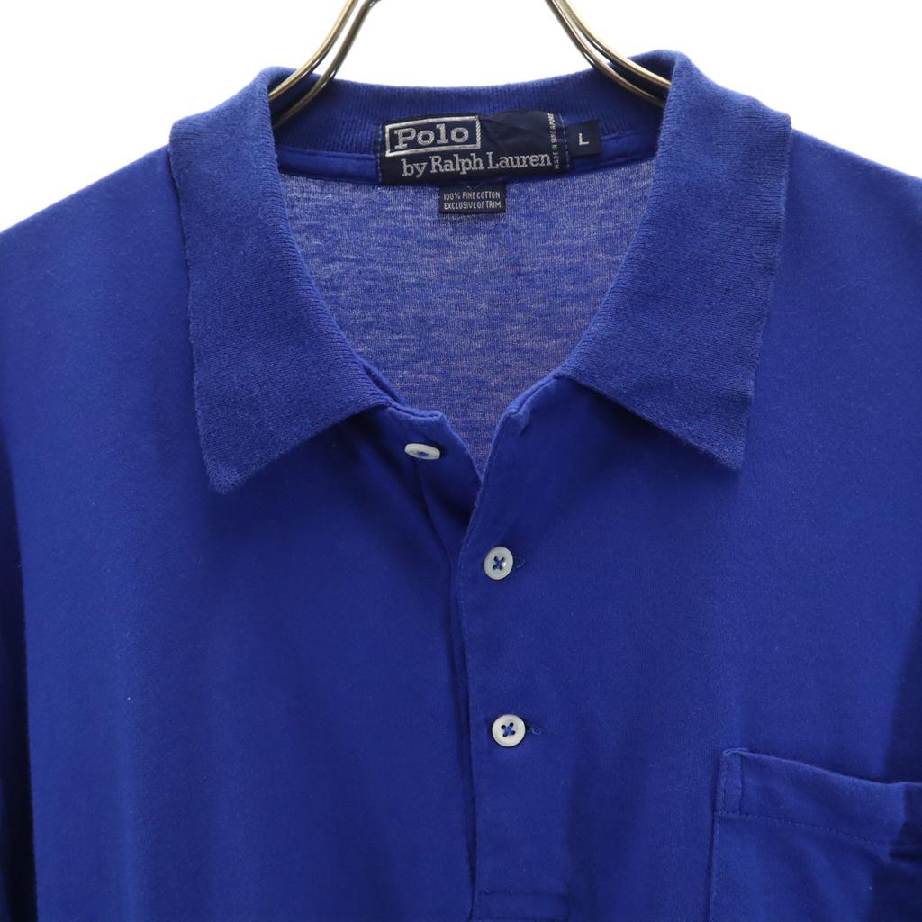 Polo by Ralph Lauren Short Sleeve Polo Shirt L Blue Men's Used