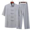 Men's Short Sleeve Chinese Tang Suit Set