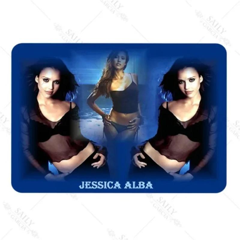 Pin-Up Girl Metal Sign, Retro Wall Art Decor