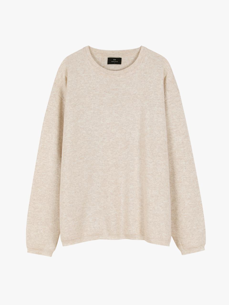 Iesn Soft Round Knit Oatmeal Oatmeal/L