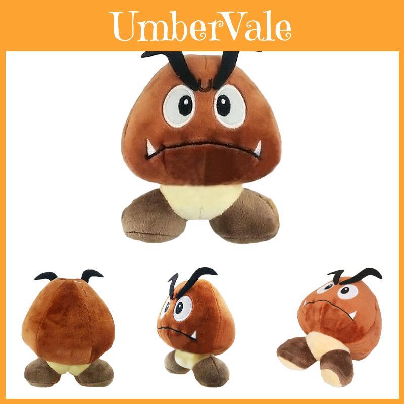 Cute 6'' Super Mario Bros. Sad Goomba Stuffed Plush Doll Ideal For Gifts And Play