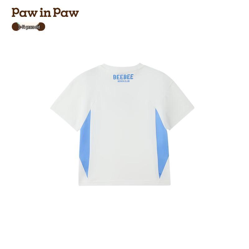 PawinPaw Boys  Cartoon Bear Short Sleeve T-Shirt 120