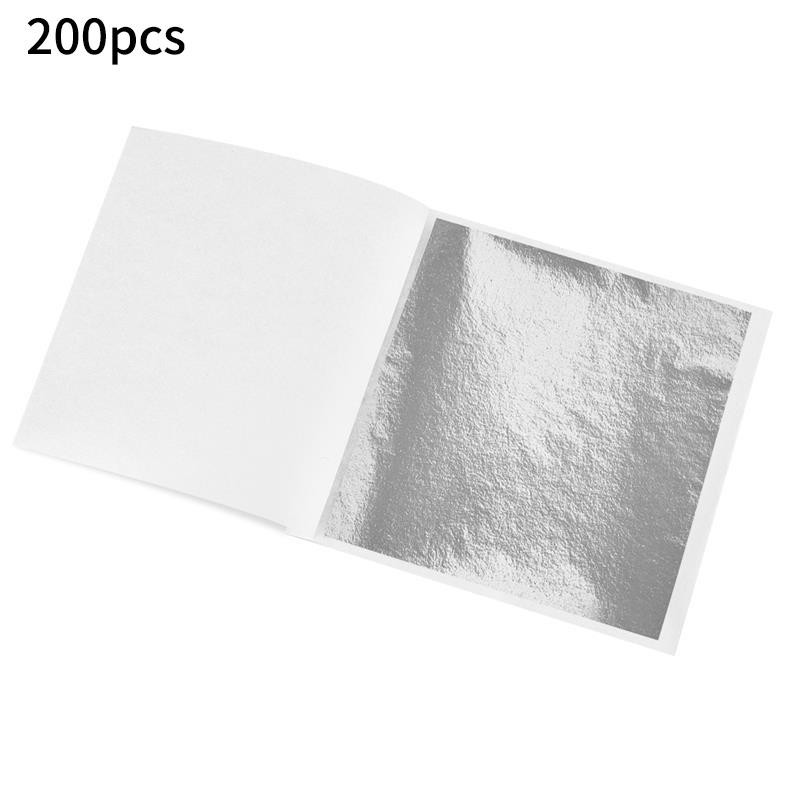 200Pcs High Quality Gold Foil Paper Diy Decoration Craft Gold Foil Nail Art Bridal Makeup Drip Glue Diy Decor Craft Gold Foil