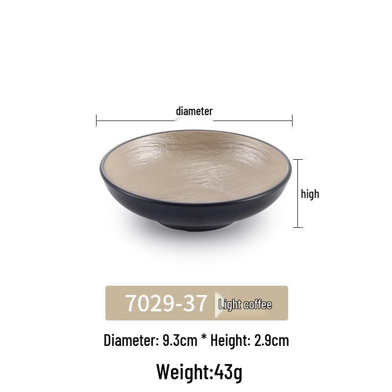 Japanese Melamine Mushroom Hat Salad Bowl: Creative Shallow Artistic Tableware for Rice, Soup, Noodles, and More