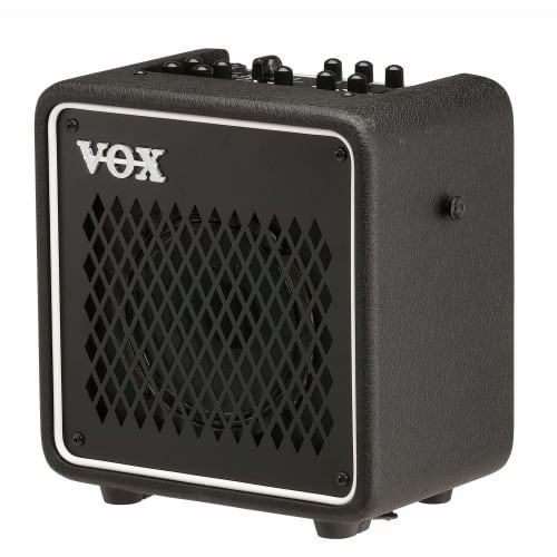 VOX MINI GO 10 10W Modeling Amp for Electric Guitar, Perfect for Home Practice, Portable, with Mic Input, Headphone Output, Effects, Rhythm Machine, L