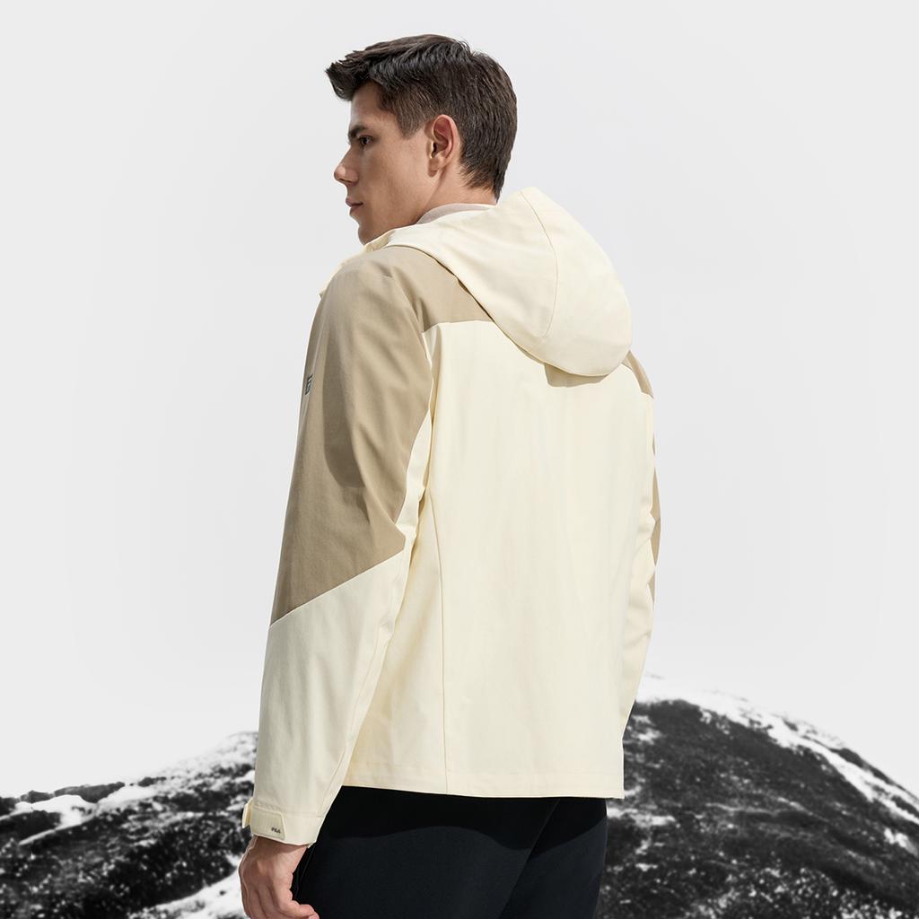 FILA Explorer Detachable 3-In-1 Hooded Warm Skin-Friendly Zipper Long Sleeve Jacket Men jackets A11M547702F-IV