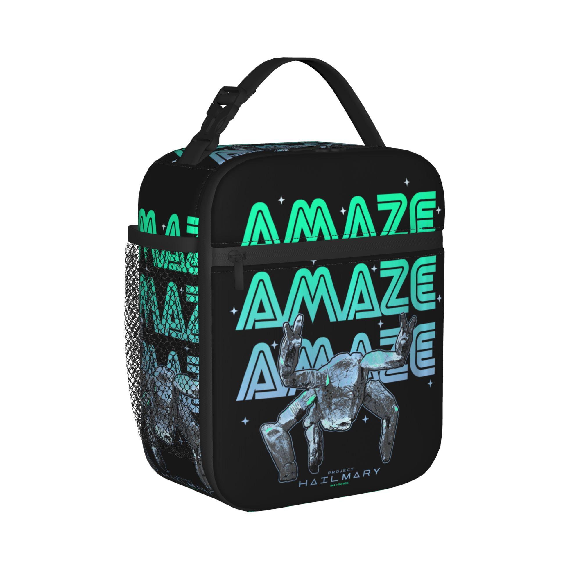 Project Hail Mary Amazing Alien Insulated Lunch Bag Thermal Bag Reusable,Lunch Container Portable Lunch Box Tote Work Outdoor One Size