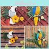 Metal Parrot Garden Ornament With Modern Design For Outdoor Yard Decor