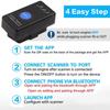 V06H4K-1 Super Mini Elm327 Bluetooth OBD2 V1.5 Car Diagnostic-Tool Scanner Adapter Auto Diagnostic Tool