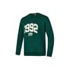 Skechers Letter Number Round Neck Pullover Sports Warm American Sweatshirt Unisex Sweatshirt Garden-Green P423U021-00XW