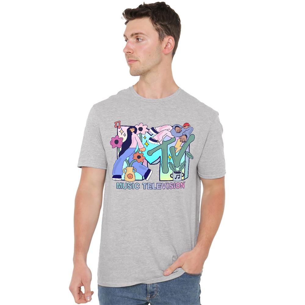 MTV Unisex Adult Groovy Icons T-Shirt