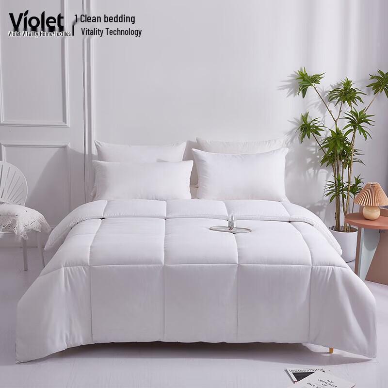 

Violet Tussah Silk Blend Quilt