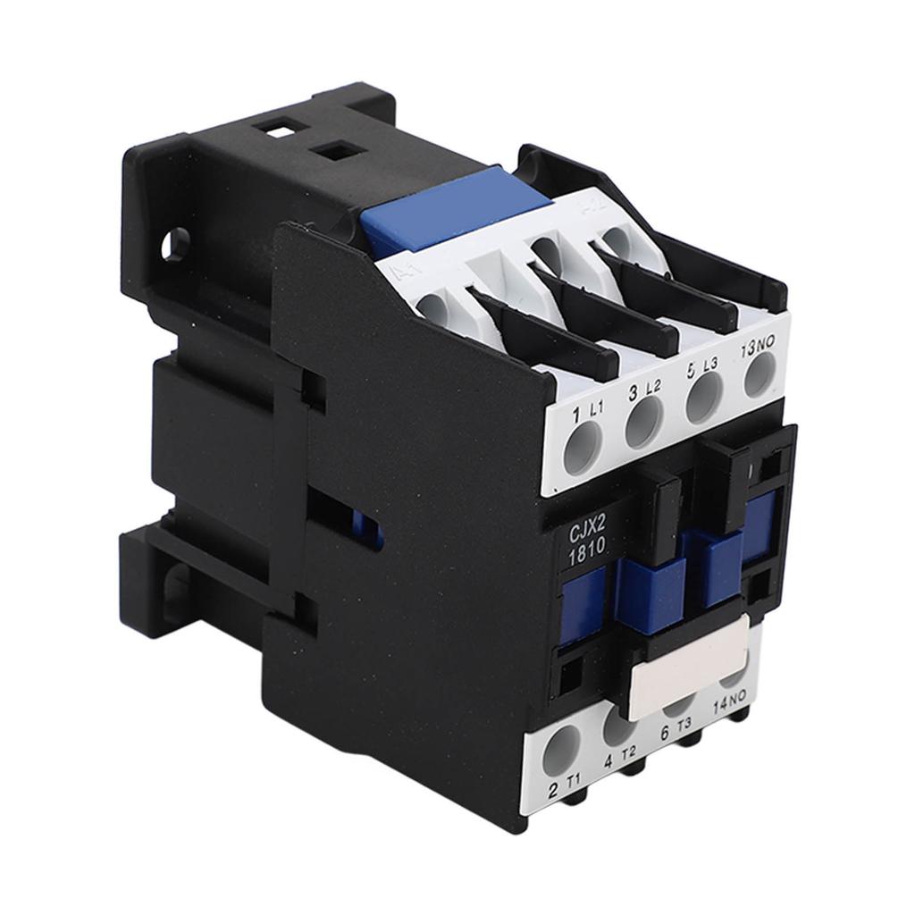 AC Contactor 18A 3 Pole Normally Open Silver Contact DIN Rail Industrial Contactor AC380V