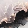LED Light Flower Wrapping Mesh Yarn DIY Handmade Wedding Bouquet Flower Wrap Paper Birthday Party Valentines Day Gift Packaging