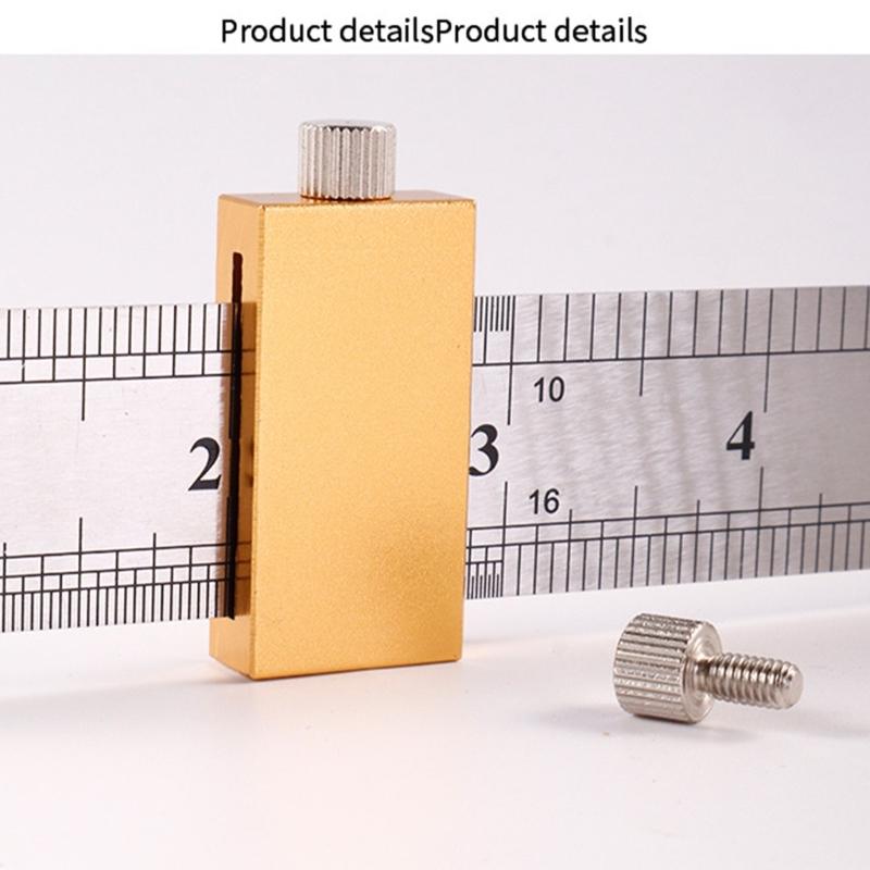High Accuracy Aluminum Positioning Block With Clear Visible Marking Essential For Engineering Projects Laboratory Analysis And Carpentry