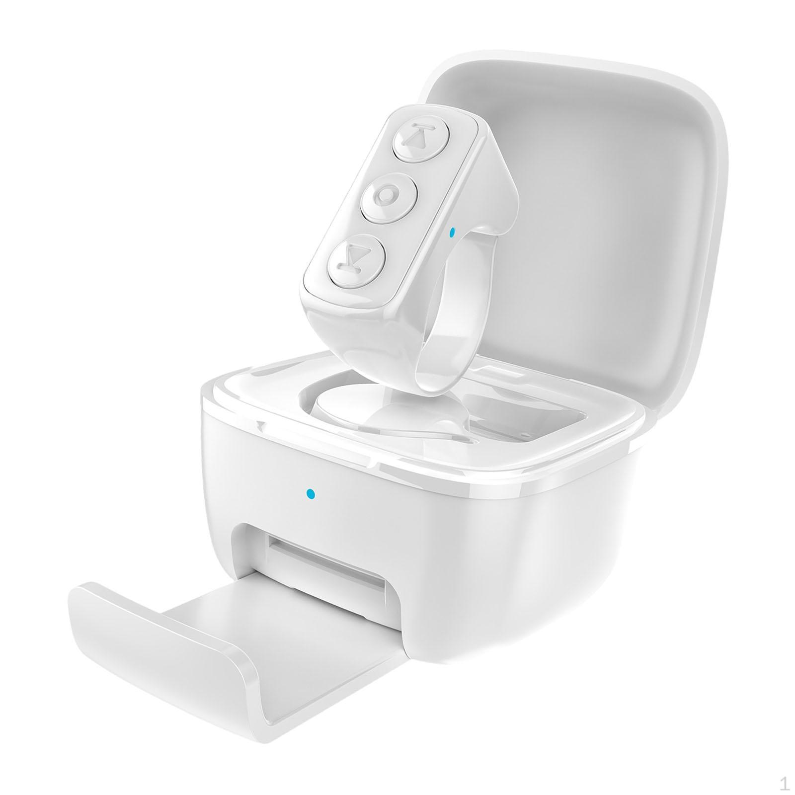 

Удаленная прокрутка Кольца Аксессуары Подарки Водонепроницаемый Многофункциональный Автоматический просмотр страниц Носимые белый