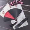 Chinesischer Stil Japanischer Klassischer Faltfächer Antiker Stil Schwarzer Faltfächer für Damen Handgefertigt Exquisite Handfächer