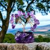 Beautiful Natural Stone Tree Energy Tree Decoration Colorful Stone Accessories Handmade Gift Ornament Home Room Decor