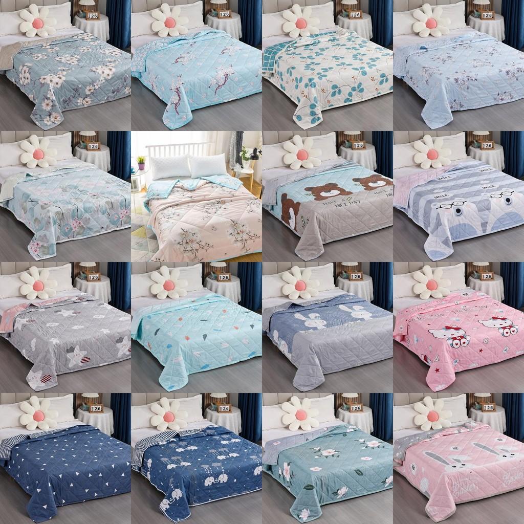 Summer Plant Animal Pattern Prints Duvet Quilt Bedding For Student Washable Room
