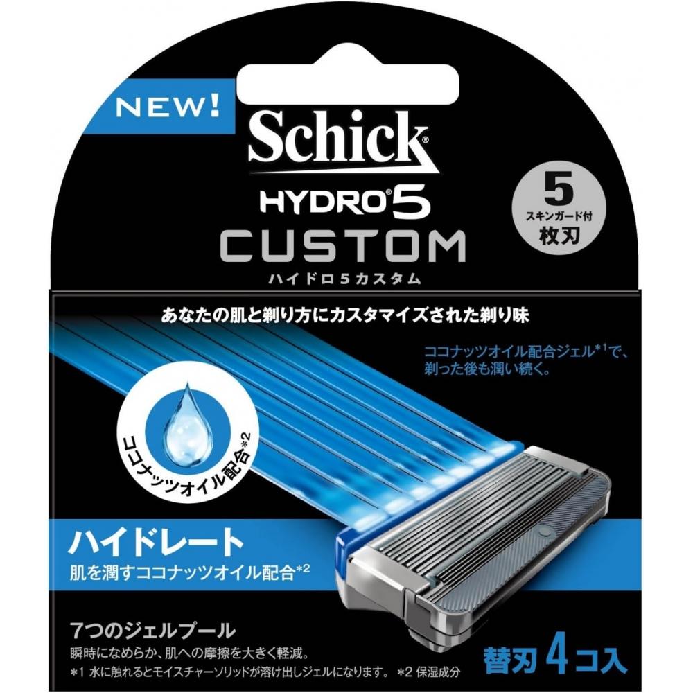 Лезвия Schick Hydro5 Custom Hydrate, 4 шт.
