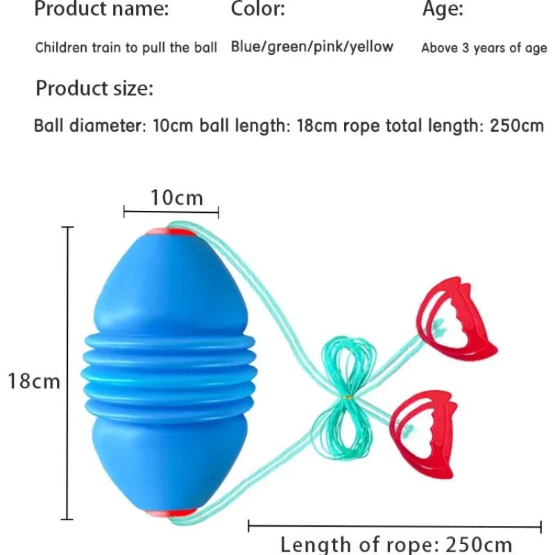 Elastic Speed Balls for Children Outdoor Toys Large Size Interactive Pulling Sensory Training Sport Games Gifts for Kids Adults