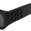 BALENCIAGA Asian BB0361SK-001 Sunglasses, Fit, Unisex, Men's, Women's